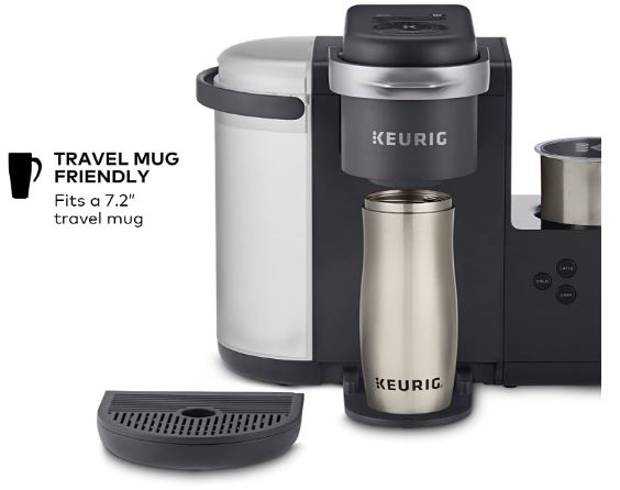 Keurig K-Cafe Coffee Maker travel mug friendly