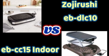 Zojirushi eb-dlc10 vs eb-cc15 Indoor Electric Grill